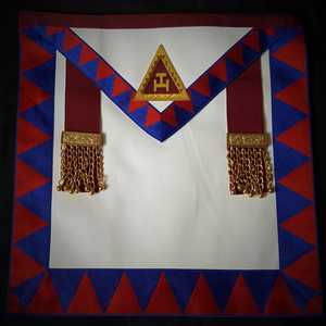 Tablier maçonnique de qualité supérieure, personnalisable, de style vintage, rectangulaire, pour Grand Logement, Ancien Maître - Product Image 3