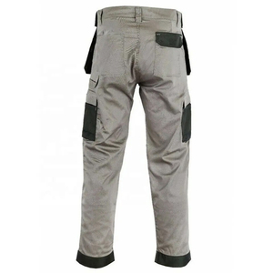 Pantalon de randonnée et de chasse pour homme, en Cordura tissé, coupe-vent, élastique, décontracté, multi-poches, cargo, lavé - Product Image 2