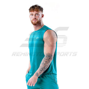 Nuevo estilo Precio bajo Camiseta sin mangas para hombre Vendedor Tallas grandes Ropa deportiva Camiseta sin mangas para hombre - Product Image 2