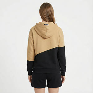 Sudaderas con Capucha Elegantes para Mujer Hechas a Medida, Sudaderas de Dos Tonos con Bolsillo Tipo Canguro, Sudaderas con Capucha de Felpa de Algodón - Product Image 3