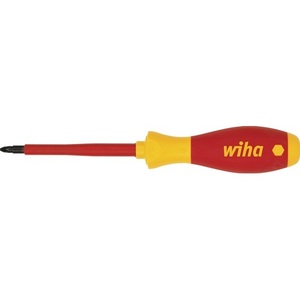 VDE Insulated <b>Screwdriver</b> PZD 2 100 mm Blade Size 324-WIHA - Product Image 1