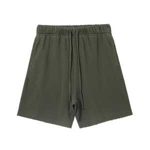 Shorts unisexes amples vintage délavés à l'acide de haute qualité, vente en gros, personnalisés, 260 g/m², 100 % coton, tissu éponge français, écologiques - Product Image 6
