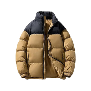 Venta al por mayor personalizado hombres Stand Collar invierno impermeable transpirable burbuja chaqueta acolchada al aire libre personalizado Puffer chaqueta hombres - Product Image 1