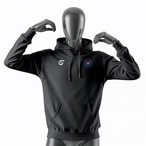 Pull à capuche tendance unisexe pour marques de mode Fabricant de sweat à capuche streetwear brodé personnalisé - Product Image 4