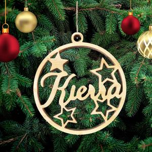 Décorations de Noël en bois tendances de Joyful Decor Articles de charme pour la saison des fêtes - Product Image 2