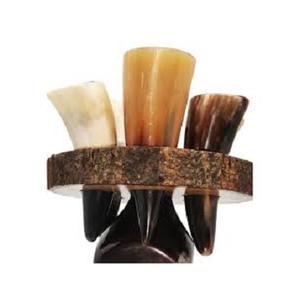 Copa de regalo de vino de cerveza de vidrio de cuerno Vikingo, recipiente de inspiración medieval auténtico, revestimiento seguro para alimentos para cerveza, cerveza, yo - Product Image 1