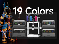 Impresora 3D Anycubic Kobra X Multicolor Automática FDM Conectividad USB Nueva Condición para Impresión de Pantalla de Tarjeta 1 Año de Garantía