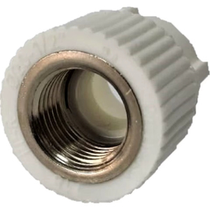 Adaptateur PPRC fileté femelle 25 mm x 3/4 po PN25 avec insert en laiton, raccord de tuyauterie d'eau, matériaux de plomberie, vente en gros, fabricant - Product Image 1