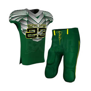 Ensemble d'uniformes de football respirants et durables comprenant un maillot et un pantalon en tissu haute performance conçu - Product Image 1