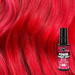 Gouttes de Pigment Rouge Intense Crazy Color – Véganes, Ultra-Concentrées, Booster de Couleur Capillaire Inter-Mélangable - Product Image 2
