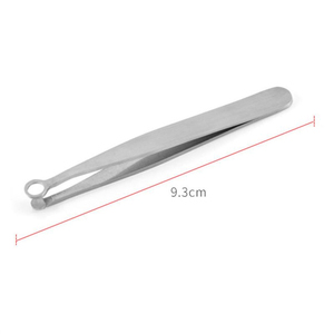 High Quality Universal Stainless Steel Nose Hair and Eyebrow Tweezers Facia <b>Makeup</b> <b>Scissors</b> Manicure Beauty Tool - Product Image 1