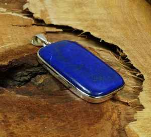 Elegante colgante de lapislázuli con múltiples piedras preciosas, estilo Vintage de Plata de Ley 925 con ajuste de bisel, joyería fina para mujer - Product Image 2