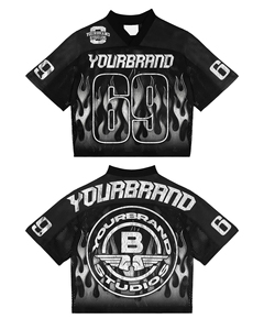 เสื้อซ้อมฟุตบอลผ้าตาข่ายสำหรับผู้ชายเสื้อทีมกีฬาขายดีเสื้อฟุตบอลผ้าเจอร์ซีย์ธรรมดาสำหรับการพิมพ์แบบกำหนดเอง - Product Image 1