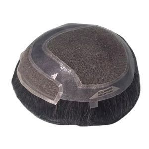 Toupee para Hombre Taz Hair, Peluca de Cabello Humano 100%, Densidad Cruda 60%-150%, Cabello Indio Remy, Resistente al Agua, Ondulado - Product Image 3