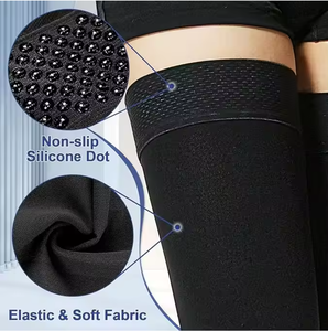 Collants tricotés en spandex à hauteur de cuisse et compression 20-30 MMHg Bas pour varices avec média anti-embolie - Product Image 4