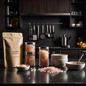 เกลือหิมาลายันสีชมพูออร์แกนิกธัญพืชหยาบบรรจุเองสำหรับทำอาหารวิตามินแร่ธาตุที่ซับซ้อนได้รับการยืนยันจาก HACCP - Product Image 6