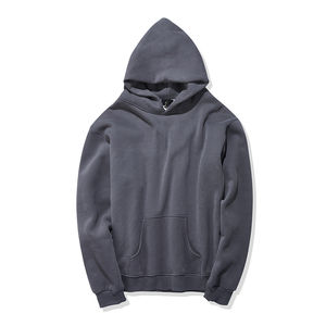 OEM ourlet ouvert 100% coton polaire sweat à capuche poids lourd hommes vente en gros pull vierge 300 GSM sweat à capuche vierge pour hommes - Product Image 4