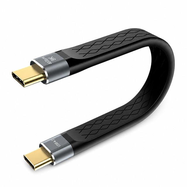 USB4 240W 40Gbps Cable 8K Video PD Fast Charging Thunderbolt 4 Compatible Braided Power Cord OEM