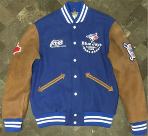 Chaqueta Universitaria Letterman de Alta Calidad, Ecológica, Antibacteriana, Duradera, Ropa Deportiva Exterior, Logotipo Frontal de Primavera - Product Image 2