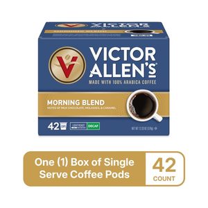 Victor Allen's Coffee Decaf Morning Blend, Light Roast, 42 Count, Single Serve Coffee Pods - Product Image 2