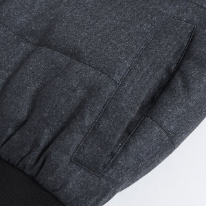 Chaqueta de Talla Grande, Negra, de Cordura, Impermeable, Cortavientos, Transpirable, de Alta Calidad, con Tejido Ecológico, Mangas Completas y Bolsillos - Product Image 4