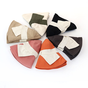Sombrero de pescador de verano personalizado de fábrica, gorra de pescador de ala ancha para bebé liso para niño o niña para protección solar y Pesca - Product Image 2