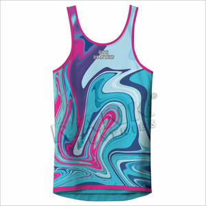 Débardeur pour homme en vente en ligne personnalisé, débardeur pour homme fabriqué au Pakistan, impression par sublimation, débardeur de sport pour homme - Product Image 2