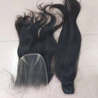Extensions de cheveux humains bruts vierges vietnamiens 100% pour femmes pour Swiss HD Lace Natural Straight Tailles 16 pouces et plus (5x5 6x6 7x7)