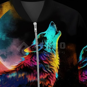 Professional Manufactured <b>Slim</b> <b>Fit</b> Men's Bomber <b>Jacket</b> Stand Front Casual Outdoor Winter Breathable Eco-Friendly Nylon/Polyester - Product Image 5