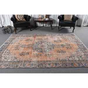 Alfombra Turca Vintage Grande de 5.8x8.8 pies, Alfombra Oriental Marrón de Lana - Product Image 2