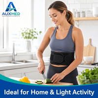 Ceinture de soutien lombaire unisexe Auxmed LB-06 en néoprène réglable, pour la combustion des graisses et l'entraînement de la taille, personnalisable OEM