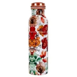 Simple Design Pure <b>Copper</b> <b>Water</b> <b>Bottle</b> With Advanced Leak Proof Ayurveda and Health Benefits <b>Copper</b> <b>Water</b> <b>Bottles</b> - Product Image 6