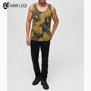 เสื้อกล้ามออกกำลังกายผู้ชาย โพลีเอสเตอร์ สีพื้น แห้งเร็ว ระบายอากาศได้ดี เหมาะสำหรับฟิตเนส ใช้งานได้หลากหลาย สไตล์ลำลอง ไซส์ XL - Product Image 2