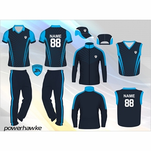 Últimos Diseños de Ropa Deportiva 2022, Conjunto Completo de Uniforme de Cricket Powerhawke, Disponible con Logotipo Personalizado y en Diferentes Colores - Product Image 1