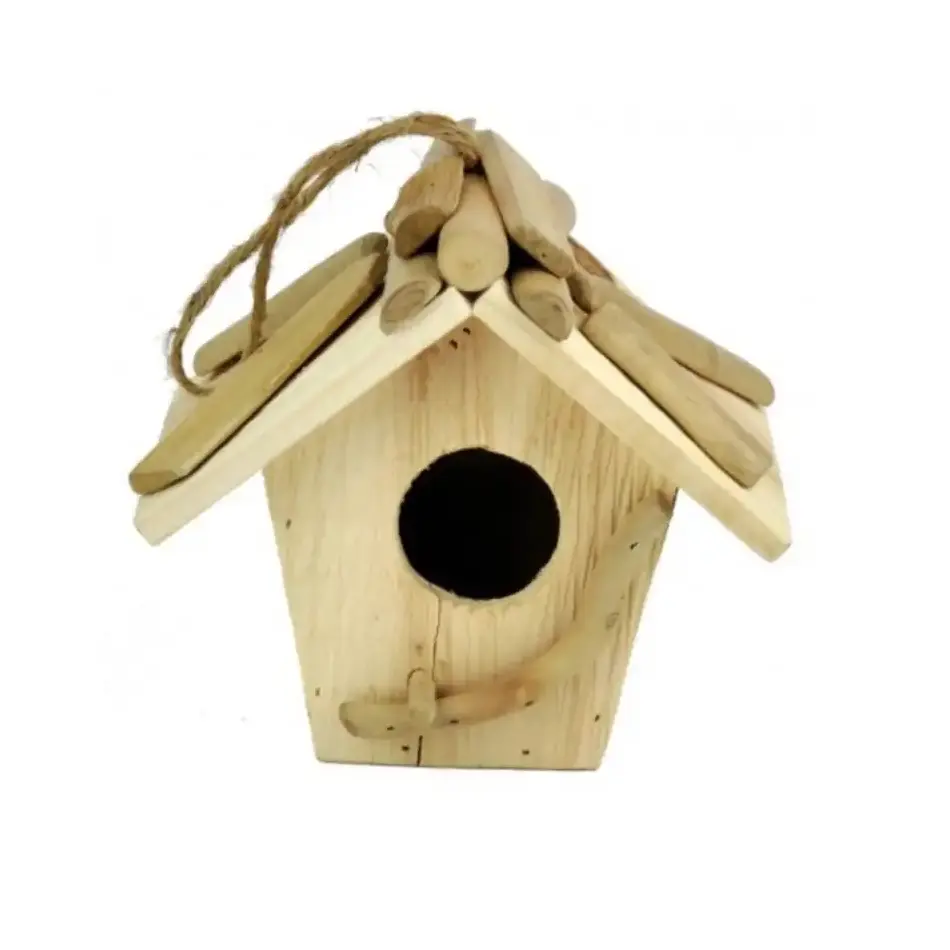 Casa di uccelli in legno di buona qualità con l'ultimo design fatto a mano in legno artigianale uccello casa per la vendita da parte degli esportatori