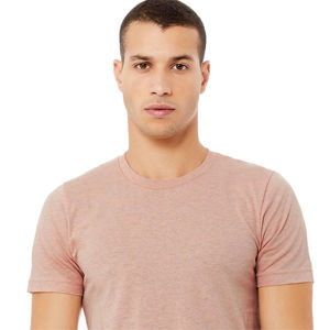 เสื้อยืดแขนสั้นพิมพ์ลาย Heather PRism Peach สำหรับทั้งชายและหญิงเสื้อยืดแขนสั้นผ้าคอตตอน48% 52% ขนาด4.2ออนซ์เสื้อยืดยาวเทคนิค Dtg - Product Image 4