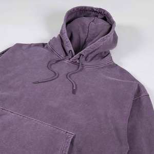 Ventes en gros de sweats à capuche pour hommes de haute qualité avec broderie usée, sweats à capuche en molleton français personnalisés, sweats à capuche délavés à l'acide pour hommes - Product Image 4