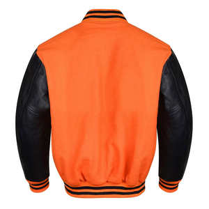 ราคาขายส่ง แจ็คเก็ตเบสบอลปักลายแฟชั่นล่าสุด แจ็คเก็ต Letterman Varsity แบบสั่งทำได้ ขนาดตามต้องการ สำหรับชุดกีฬาผู้ใหญ่ - Product Image 4