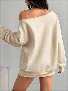 Sudadera de Invierno Premium para Mujer, Diseño Personalizado, Alta Calidad, Transpirable, de Algodón y Felpa, con Capucha y Color Sólido - Product Image 2