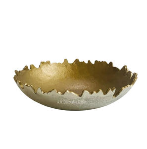 Gran oferta, cuenco de aluminio para servir ensaladas de mesa, suministros para restaurante, cuenco para masa con bordes rotos, cuencos de Decoración de cocina para el hogar - Product Image 3