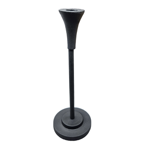 Candelero de cristal de hierro negro moderno de primera calidad, soporte cónico hecho a mano para decoración navideña del hogar, decoración de jardín multievento - Product Image 2