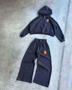 ชุดวอร์มแขนยาวผู้ชาย ความยาวระดับเข่า เอวยางยืด ผ้าฝ้าย 100% น้ำหนักเบา สำหรับผู้ใหญ่ MOQ ต่ำ เหมาะสำหรับฤดูหนาว - Product Image 2