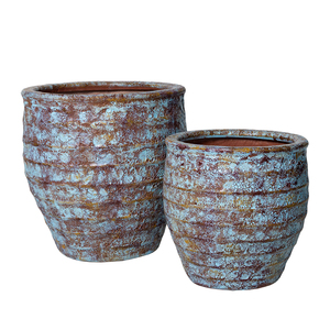 Grand grand jardin en fibre de verre antique vintage pour commerce pas cher extérieur plante fleur grands pots de jardin et jardinières - Product Image 3