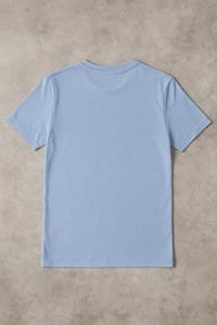 เสื้อทีเชิ๊ตผ้ากำมะหยี่อัดแน่นเป็นมิตรต่อสิ่งแวดล้อมผ้ากำมะหยี่เดนิมผ้าลูกฟูกพิมพ์ลาย3D แบบสหรัฐอเมริกาฤดูร้อน - Product Image 4