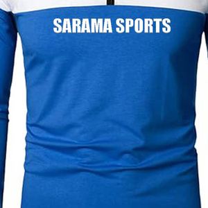 Polo de manga larga con impresión por sublimación de pieza completa de alta calidad para hombre, logotipo personalizado - Product Image 5