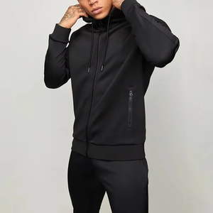 Ensemble de survêtements de jogging zippé de haute qualité pour hommes, équipe de sport respirante, survêtements solides de grande taille pour les sports d'hiver, haute visibilité - Product Image 5
