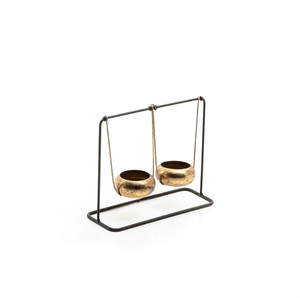 Bougeoir en métal au design élégant pour décorer la maison festive hôtel restaurant décoration de table de mariage quantité en vrac en gros - Product Image 1