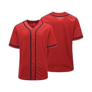 Jersey de béisbol transpirable de alta calidad para adultos Hip Hop sublimación impresa Color sólido conjuntos de hombres al por mayor - Product Image 4