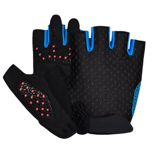 Weightlifting Gloves Half-Finger Breathable Leather & Polyester Gel Pads Race-Friendly Fitness Equipment <b>Accessories</b> - Product Image 1