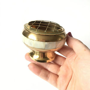 Quemador de incienso de latón de Metal de calidad Superior soporte de quemador de incienso decorativo elegante para quemador de incienso decorativo al por mayor - Product Image 6